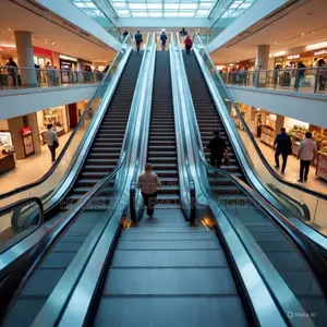 Automatic Escalators for Public Spaces