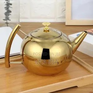 Gold Coffee Teapot