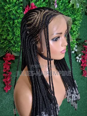 Braided Wig With Beads
