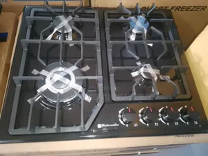 Table Gas Cooker 4 Burners ,Auto Ignition,Tick Glass Top.