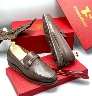 Classic Leather Flat Sole Shoes