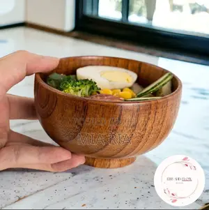 Wooden Soup Bowl