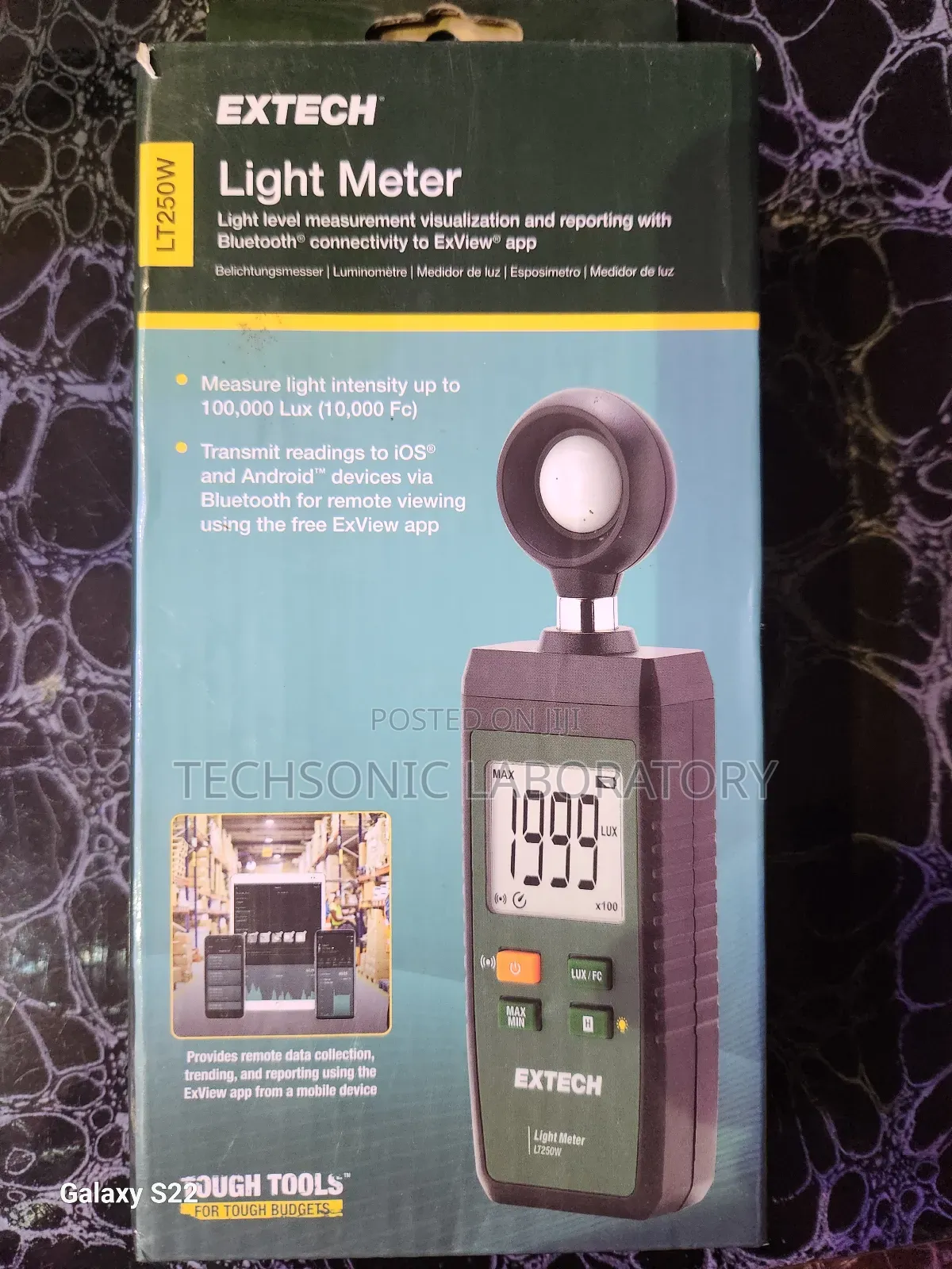 Extech Light Meter Model- Lt250w