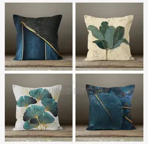 4 PCS Sofa Cushion Pillowcase Throw Pillow Cover - 18 Inches