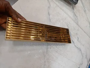 Gold Floor Drain 30cm
