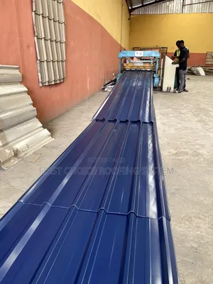 Copper Blue Aluminium Roofing Sheets Long Sparn Design