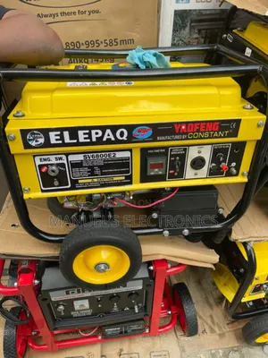 Brand New Elepaq Constant Petrol Generator 4.5kva 100%Copper