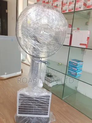 16inch Solar Rechargeable Fan With Panel