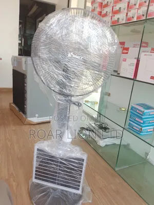 16inch Solar Rechargeable Fan With Panel