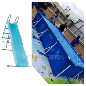 Intex Metal Frame Swimming Pool With Slide