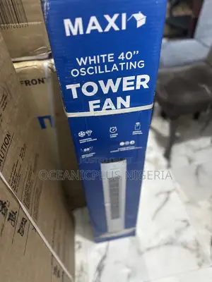 Brand New Heavy-Duty Maxi 40'' Oscillating Tower Fan