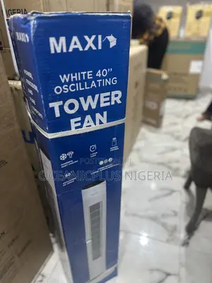 Windy White Maxi Oscillating 40" Tower Fan.