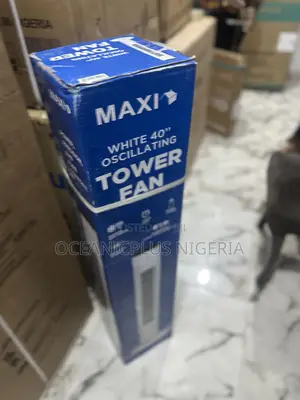Easybreeze White Maxi Oscillating 40" Tower Fan.