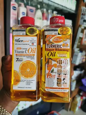 Veet Gold Tumeric / Vc Body Oil 500ml