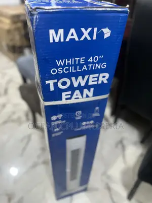 Powerful and Portable Maxi 40" Tower Fan With Remote Control