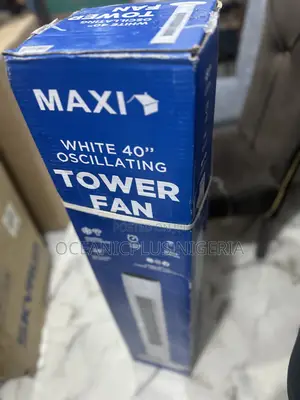 New Maxi 40'' Tower Fan – Powerful Airflow, Minimal Space