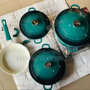 Haus Roland German Quality Enamel Cast Iron Pot Set