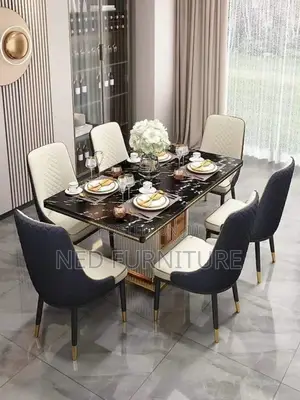 Quality Marble Top Dining by 6 Seaters