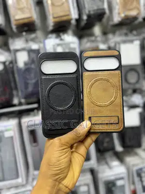 Leather Magsafe Case With Stand for Google Pixel 10/10 Pro