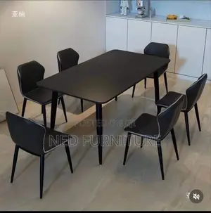 Quality Marble Tiles Dining by 6 Seaters