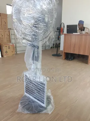16inch Solar Rechargeable Fan With Panel