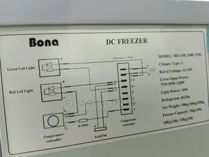 168l Bona Solar Freezer