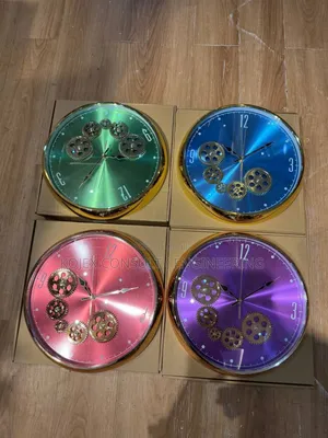 Luxury Colored Wheel Wall Clock
Time Meets Art