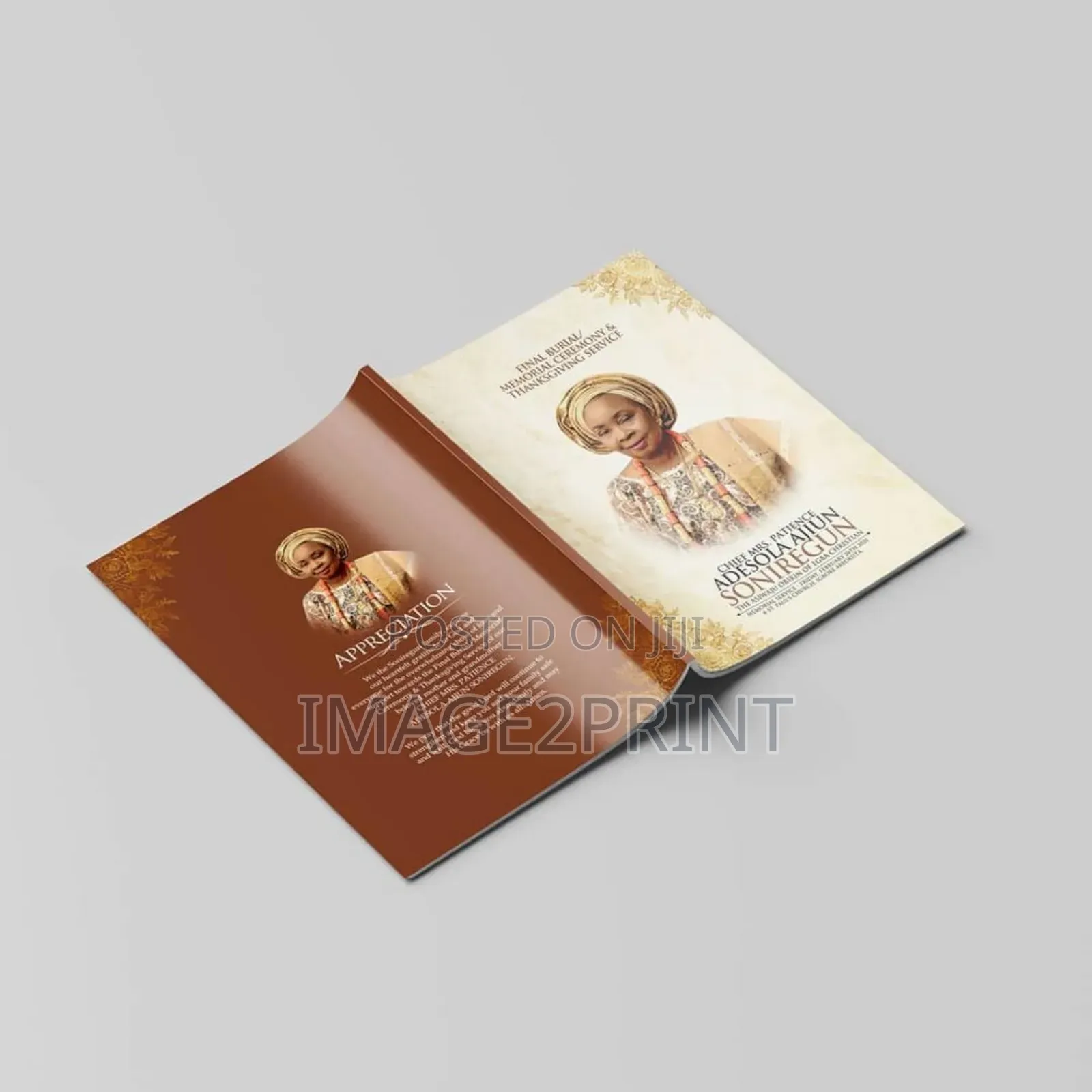 Funeral Program Printing