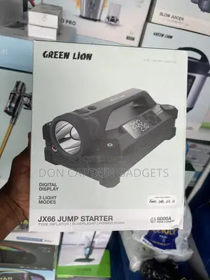 Green Lion Car Jump Starter Tire Air Pump / 6000a / 24000mah