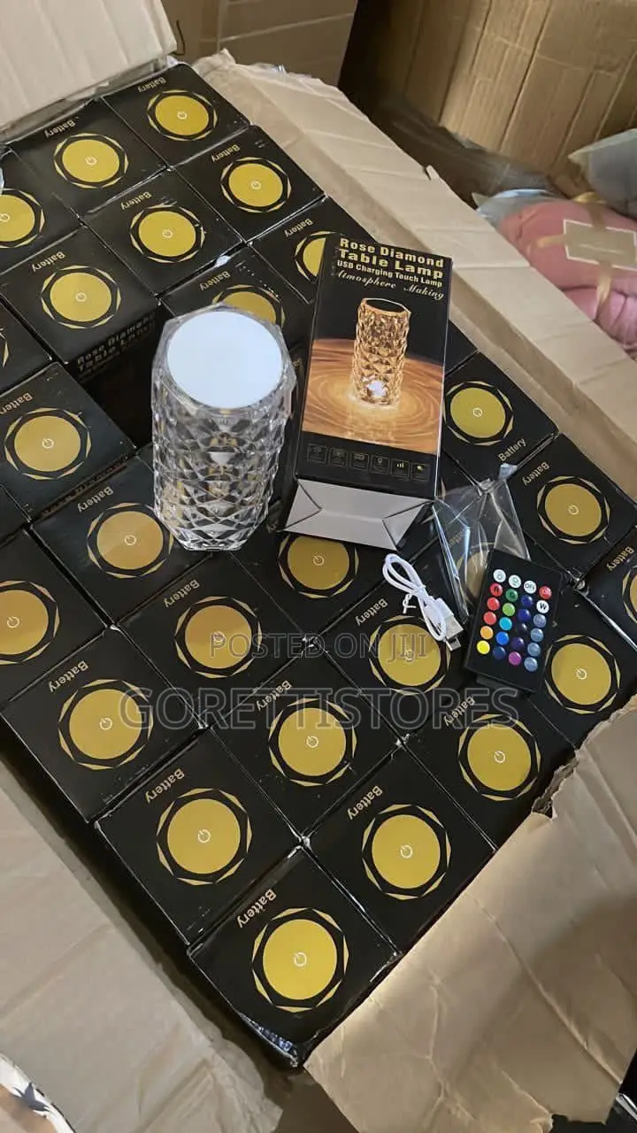 Diamond Led Colorful Table Lamp