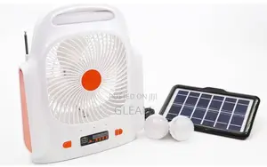 Easy Power Solar Fan (8inches)With Speakers