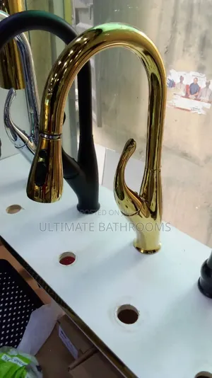 Tai Pull Out Gold Kitchen Mixer Faucet