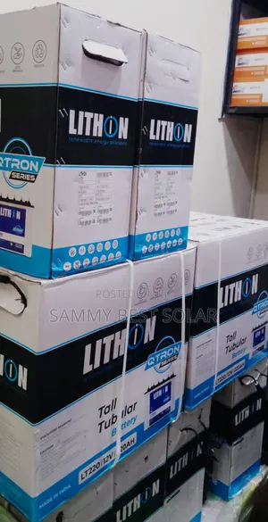220ah-12v Lithon Battery Tall Tubular Battery Available Now,