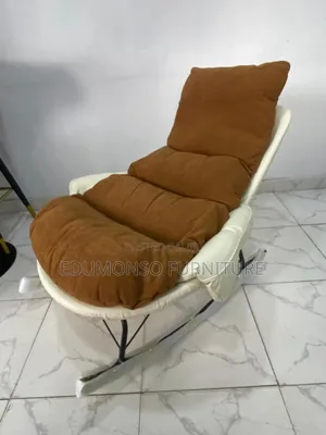 Rocking Chair With Removable Cushion and 300lb Capacity