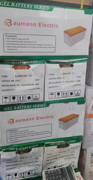 200ah-12v Baumann Electric  Gel Battery  Available in Now