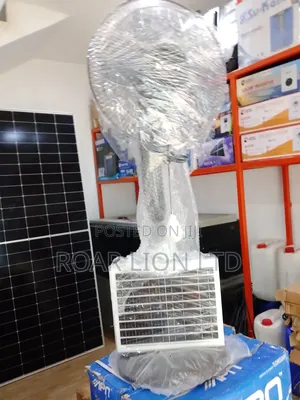 16inch Solar Rechargeable Fan With Panel