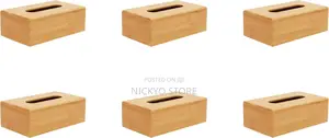 Natural Bamboo Tissue Box Holder