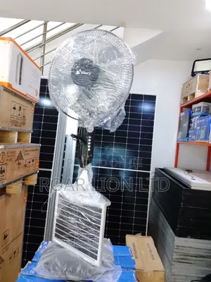 16inches Solar Rechargeable Fan With Panel