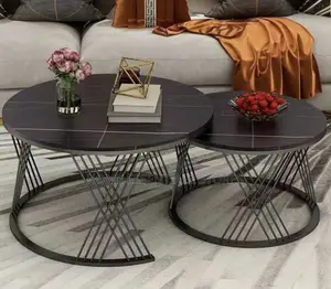 Faux Marble Center Table - Nordic Nest Glamorous Centre Tables Set