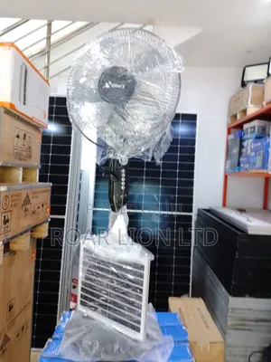 16inch Solar Rechargeable Fan With Panel