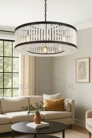 Simple Led Retro American Crystal Lustre
