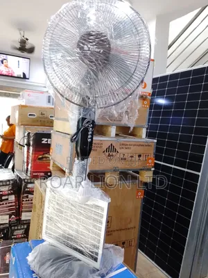 16inches Solar Rechargeable Fan With Panel