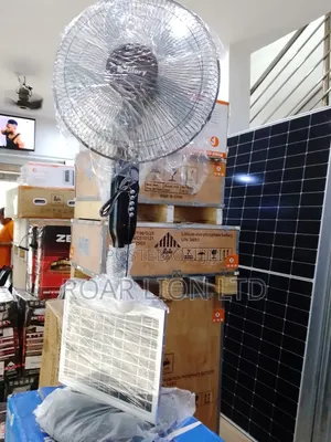 16inches Solar Rechargeable Fan With Panel