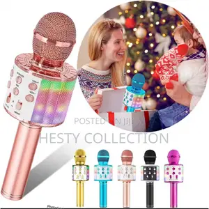 Wireless Bluetooth Rechargeable Karaoke Microphone Speaker