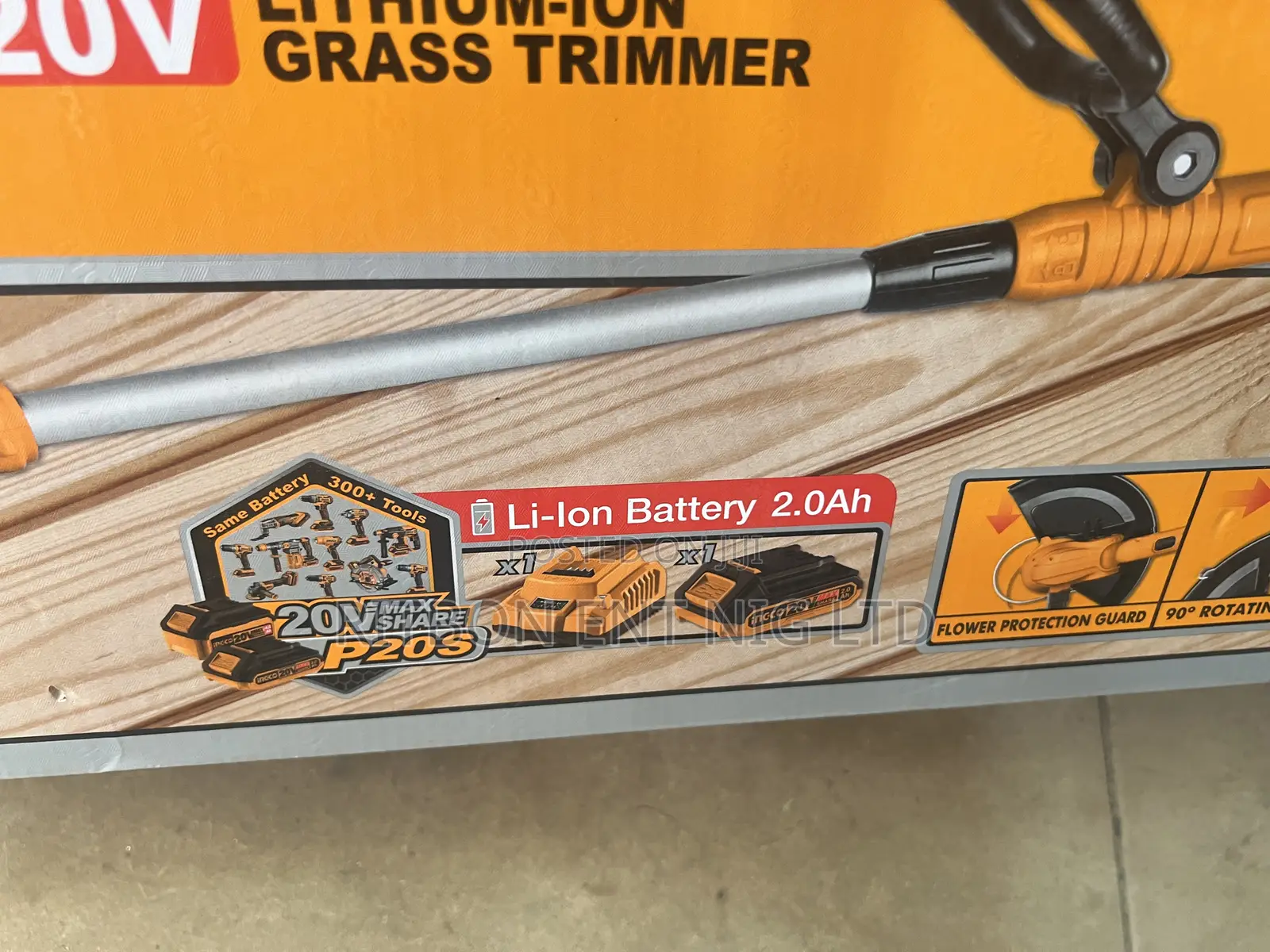 20v Ingco Cordless Brushcutter