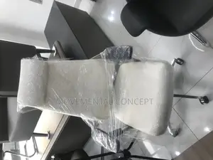 White Executive Office Leather Chair With Headrest