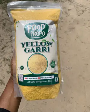 Premium Yellow Garri;Crunchy,Clean Palm-Oil Infused.