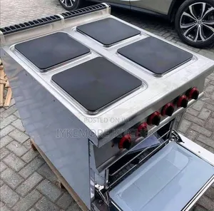 Industrial Electric Cooker/Hot Plates (4 Burner With Oven)