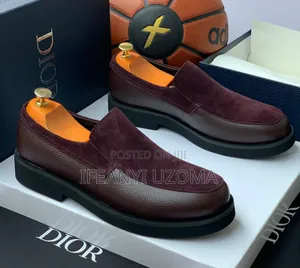 Dior Luxury Brown and Black Shoe