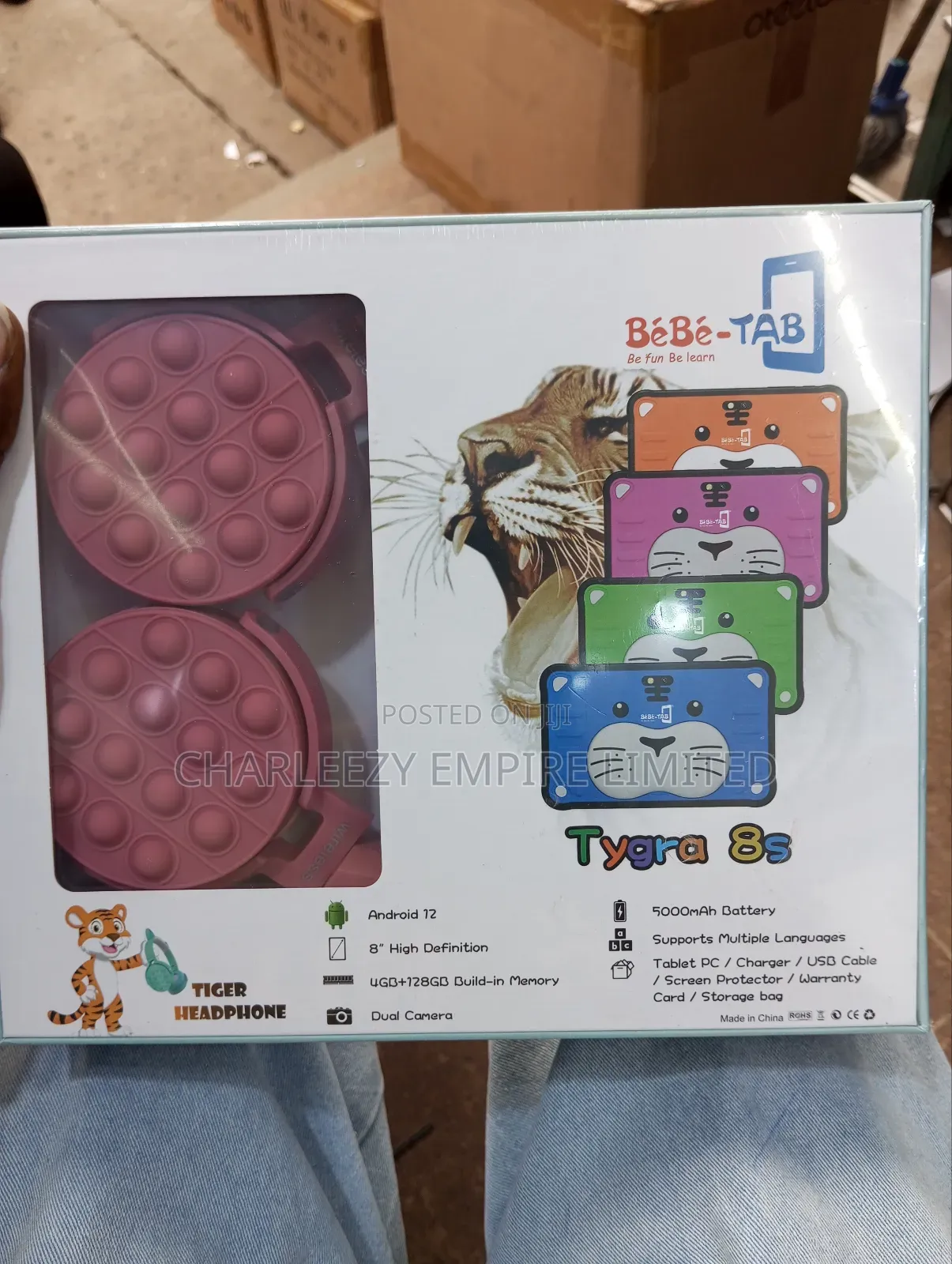 New Bebe Tygra-8s 128 GB Pink